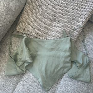 Danielle Bernstein wrap top